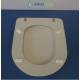 Copriwater Galassia ASTER BIANCO Cerniera Cromo-Sedile-Asse Wc