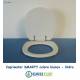 Copriwater Hidra SMARTY  BIANCO IS Cerniera Cromo-Sedile-Asse Wc