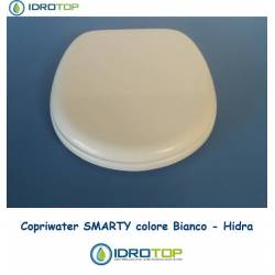 Copriwater Hidra SMARTY BIANCO Cerniera Cromo-Sedile-Asse Wc