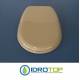 Copriwater Ideal Standard  LIUTO GRIGIO SUSSURRATO Cerniera Cromo-Sedile-Asse Wc