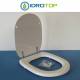Copriwater Alfa ALBA BIANCO Cerniera Cromo-Sedile-Asse Wc