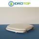 Copriwater Alfa ALBA BIANCO Cerniera Cromo-Sedile-Asse Wc