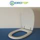 Copriwater Globo  DIVA BIANCO  Cerniera Cromo-Sedile-Asse
