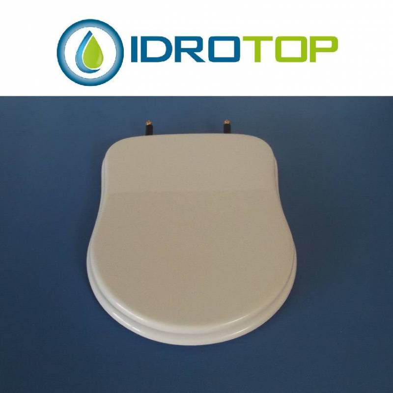 Copriwater Dolomite  ANTALIA BIANCO  Cerniera Cromo-Sedile-Asse Wc