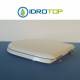 Copriwater Pozzi Ginori LINEA BIANCO  Cerniera Cromo-Sedile-Asse Wc  