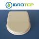 Copriwater Simas NAFURA MB BIANCO Cerniera Cromo-Sedile-Asse Wc 