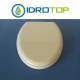 Copriwater Hidra NAUTILUS   BIANCO Cerniera Cromo-Sedile-Asse Wc
