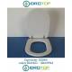 Copriwater SISMA Gravena Bianco Cerniera Cromo 