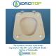 Copriwater Ideal Standard  VELARA  ROSA SUSSURRATO  Cerniera Cromo-Sedile-Asse Wc