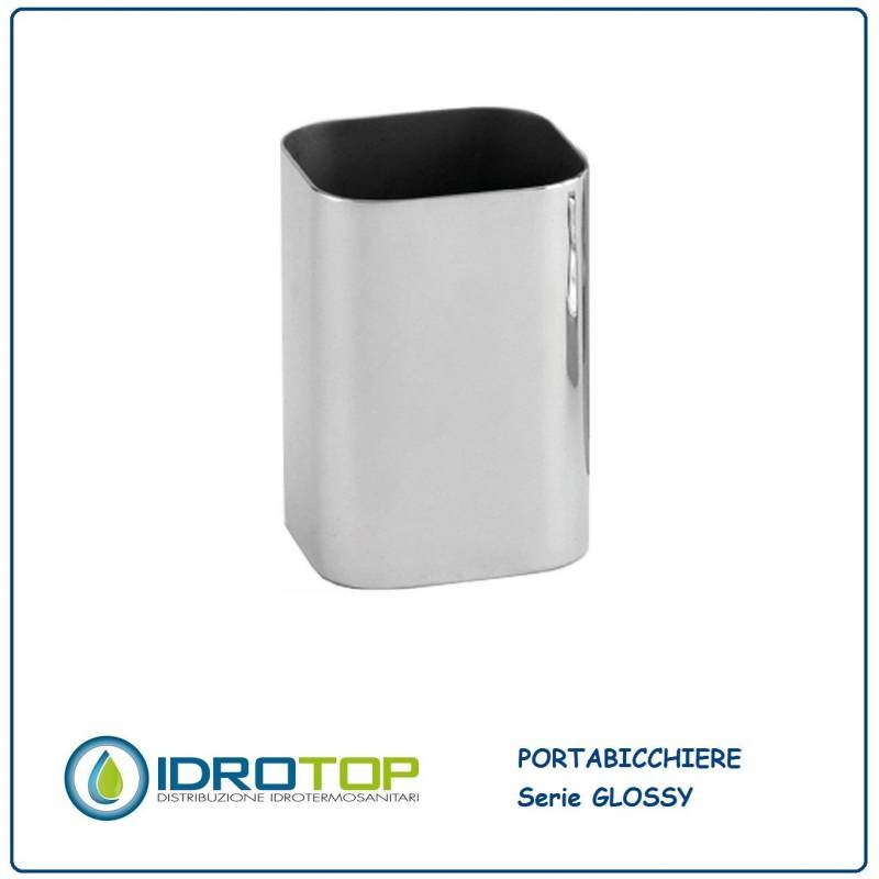 Portabicchiere GLOSSY in Acciaio Inox Lucido Ibb GL22 