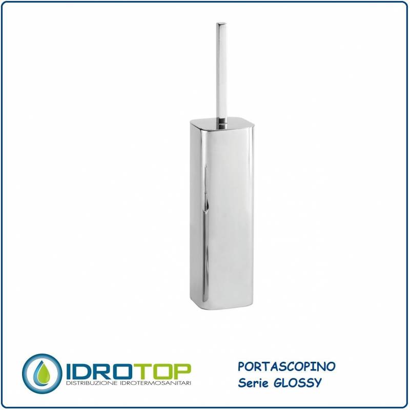 Portascopino GLOSSY in Acciaio Inox Lucido Ibb GL17 