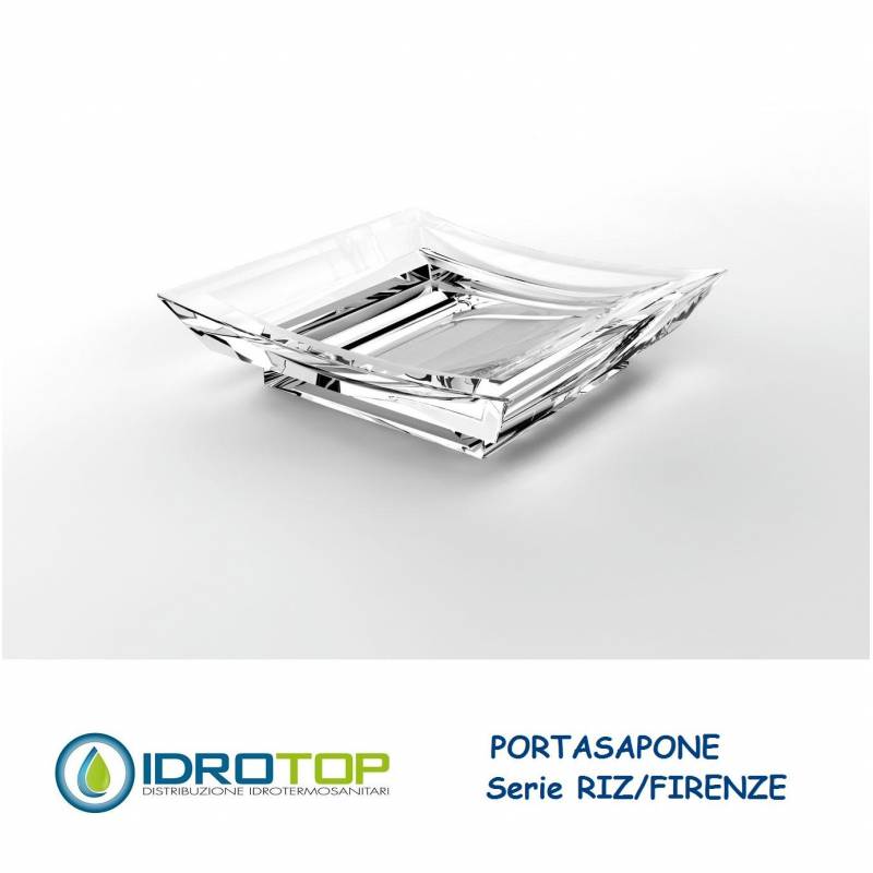 Portasapone RIZ/FIRENZE in Acrilico Trasparente Ibb FI21A 