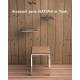 Porta Spugna 30 cm in Legno Teak Naturale finitura Acciaio Inox Lucido Ibb NA01G 