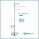 Piantana per Bidet/Wc Porta Asciugamano Cromata Ibb AV204 
