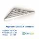 Portasapone per Doccia in ABS Angolare ad Incollo a lamelle Cromate Ibb BX83 