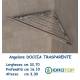 Portasapone per Doccia in ABS Angolare ad Incollo a lamelle Cromate Ibb BX83 