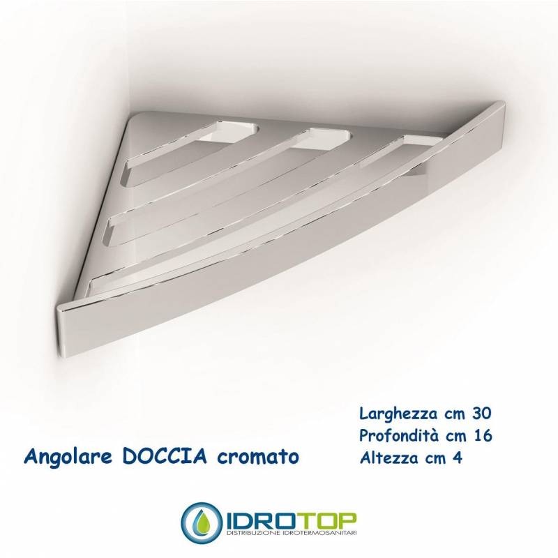 Portasapone per Doccia Angolare con viti a lamelle  Cromate Ibb IF26 