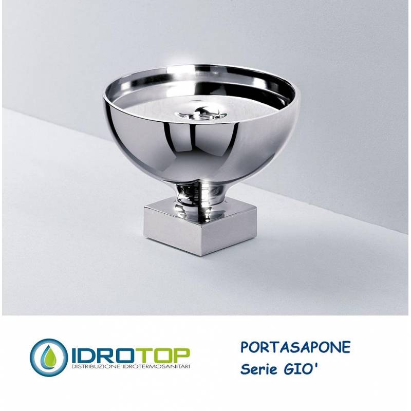 Portasapone GIO' da appoggio Cromato Ibb GI21 