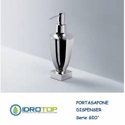 Portasapone a Dispenser GIO' da appoggio Cromato Ibb GI21D 