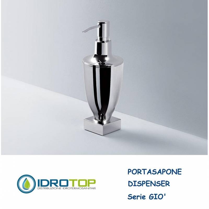 Portasapone a Dispenser GIO' da appoggio Cromato Ibb GI21D 