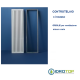 Griglia di Ripresa/Mandata cm123x28 BOCCHETTA ALETTATA Bianca FINE SERIE