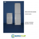 Griglia di Ripresa/Mandata cm123x28 BOCCHETTA ALETTATA Bianca FINE SERIE