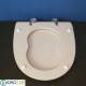 Copriwater Ideal Standard  AQUATONDA BIANCO  Cerniera Cromo-Sedile-Asse Wc