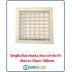 Griglia Bocchetta DIam. 100mm Bianco16x16cm con Adattatore per Camino
