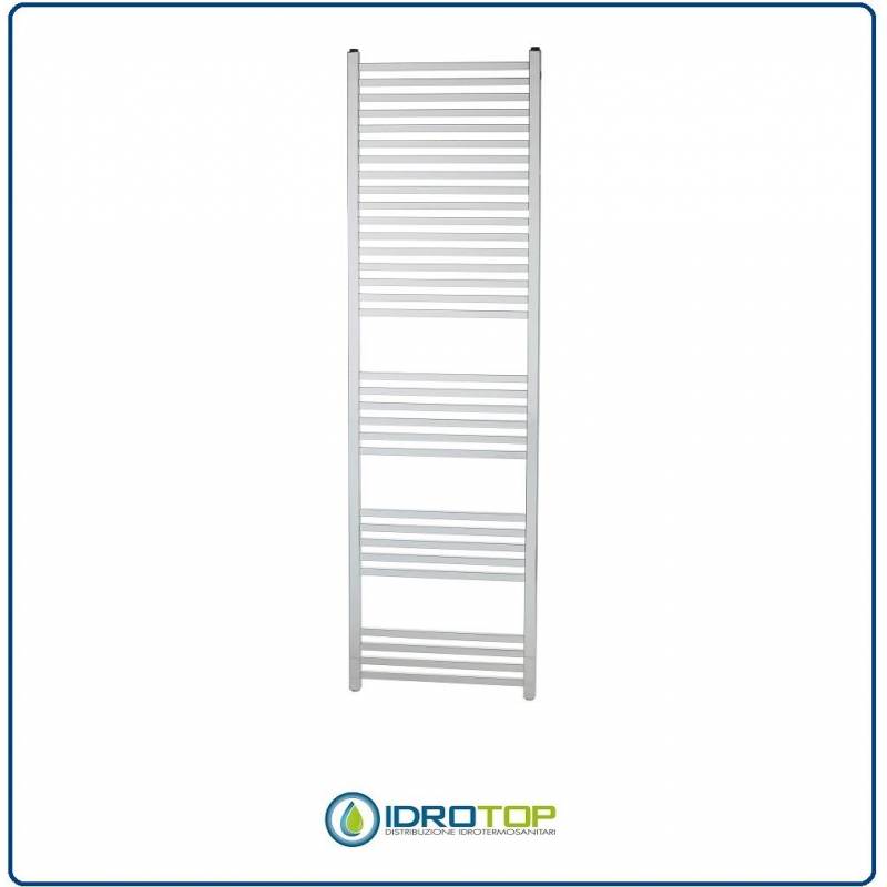 Scaldasalviette Carre' 1600x500 Radiatore Cromato a Tubi Quadri Decowarm 