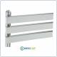 Scaldasalviette Recta 1200x500 Radiatore Cromato a Tubi Quadri Decowarm 