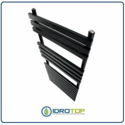 Scaldasalviette Recta 1200x500 Radiatore Antracite a Tubi Quadri Decowarm 
