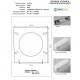 Copriwater QUBE AXA Grigio Sussurrato Cerniera Rallentata Soft Close Cromo