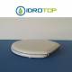 Copriwater FULL 48 Bianco Cerniera Cromo-Azzurra 