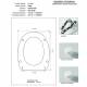 Copriwater Catalano TISSI  GRIGIO  Cromo-Sedile-Asse Wc Cerniera Rallentata Soft Close