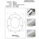 Copriwater Catalano ZERO LIGHT CHAMPAGNE Cromo-Sedile-Asse Wc Cerniera Rallentata Soft Close