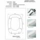 Copriwater Catalano FIESTA  CHAMPAGNE Cromo-Sedile-Asse Wc Cerniera Rallentata Soft Close