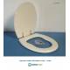 Copriwater ALEXANDRA Cesabo Bianco con cerniera Cromo 