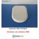 Copriwater Cesame  BELLE EPOQUE BIANCO Cerniera Oro-Sedile-Asse Wc