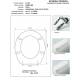 Copriwater Cielo HERMES MB BIANCO Cerniera Rallentata Soft Close Cromo-Sedile-Asse Wc