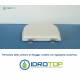 Copriwater CLIO/MEDEA Eos Bianco Cerniera Cromo 