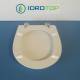 Copriwater CLIO/MEDEA Eos Bianco Cerniera Cromo 