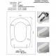 Copriwater Flaminia   EFI - MB BIANCO Cerniera Rallentata Soft Close Cromo-Sedile-Asse Wc