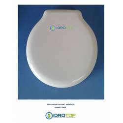 Copriwater Galassia ARKE BIANCO Cerniera Rallentata Soft Close Oro-Sedile-Asse Wc