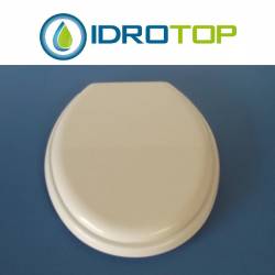 Copriwater Globo  PRIMA BIANCO  Cerniera Rallentata Soft Close Cromo-Sedile-Asse