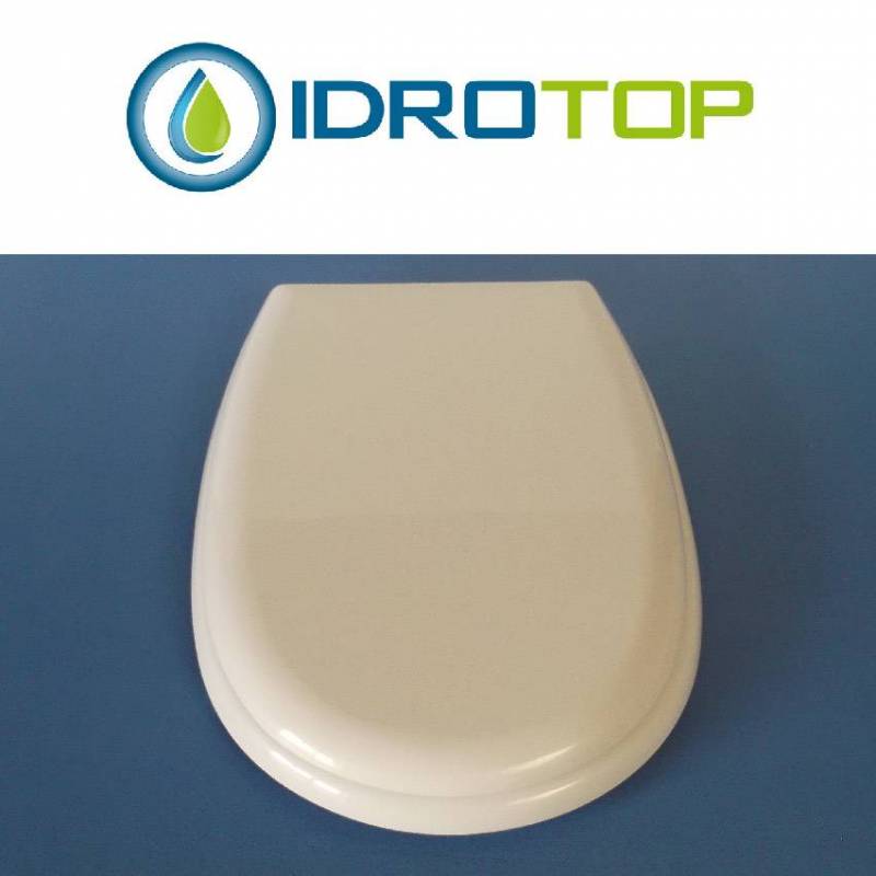 Copriwater Globo  DIVA BIANCO  Cerniera Cromo-Sedile-Asse