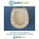 Copriwater Globo  DIVA BIANCO  Cerniera Cromo-Sedile-Asse