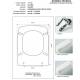 Copriwater Globo  GLORIA BIANCO  Cerniera Rallentata Soft Close Cromo-Sedile-Asse
