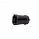 Manicotto Giunzione F/F Diam.80mm Monoparete Inox Nero Stufe e Camini
