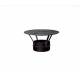 Cappello di cinese Diam.80mm Monoparete Inox Nero Stufe e Camini
