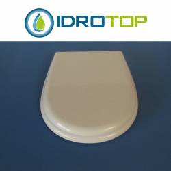 Copriwater G.S.I XENIA-SPAZIO BIANCO Cerniera Rallentata Soft Close cromo-Sedile-Asse Wc